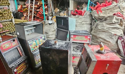 Coljuegos destruy&oacute; m&aacute;s de 1.400 elementos de juegos de suerte y azar ilegales en Bucaramanga